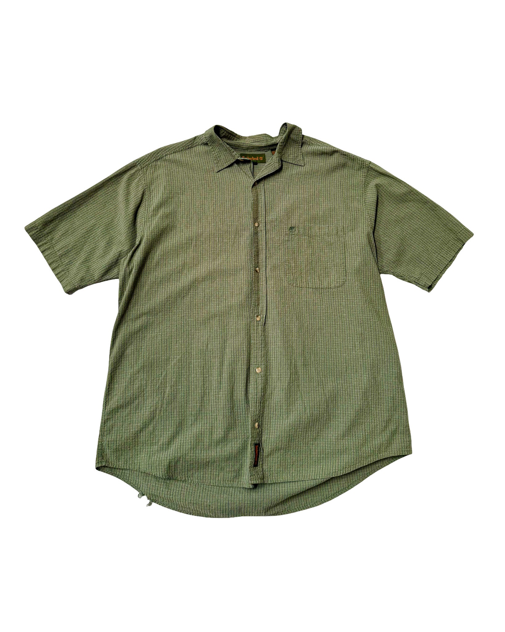 2000'S TIMBERLAND CHECKERED BUTTON-UP - XL