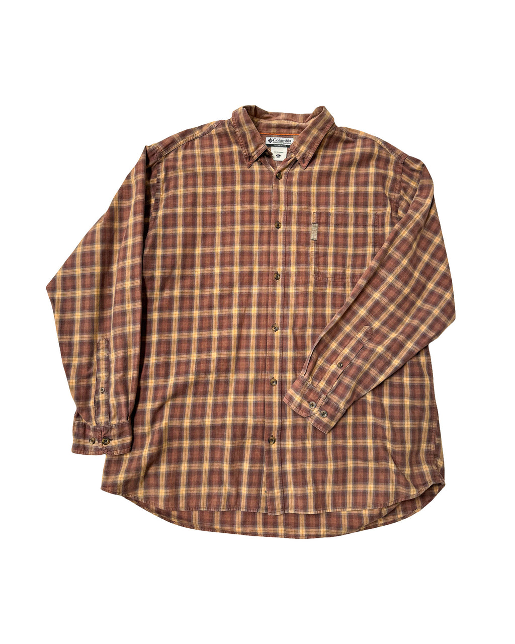 2000'S COLUMBIA LONG SLEEVE BUTTON-UP - XL