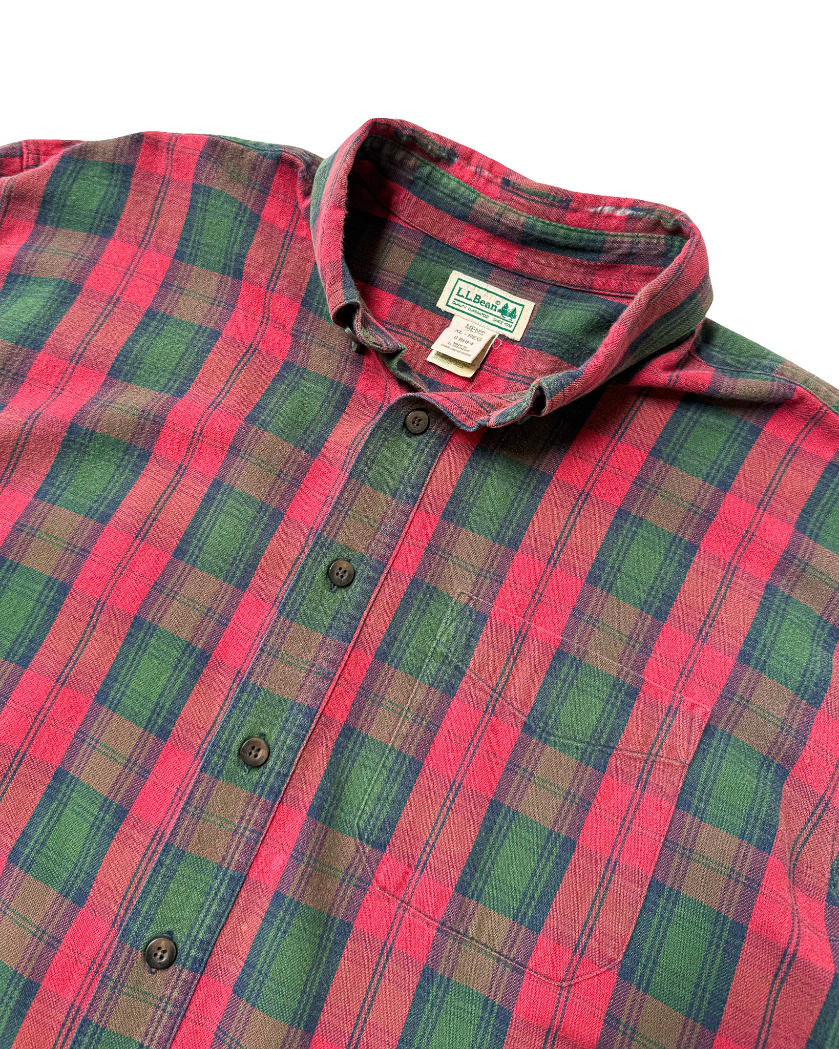 1990'S L.L BEAN LONG SLEEVE BUTTON-UP - XL