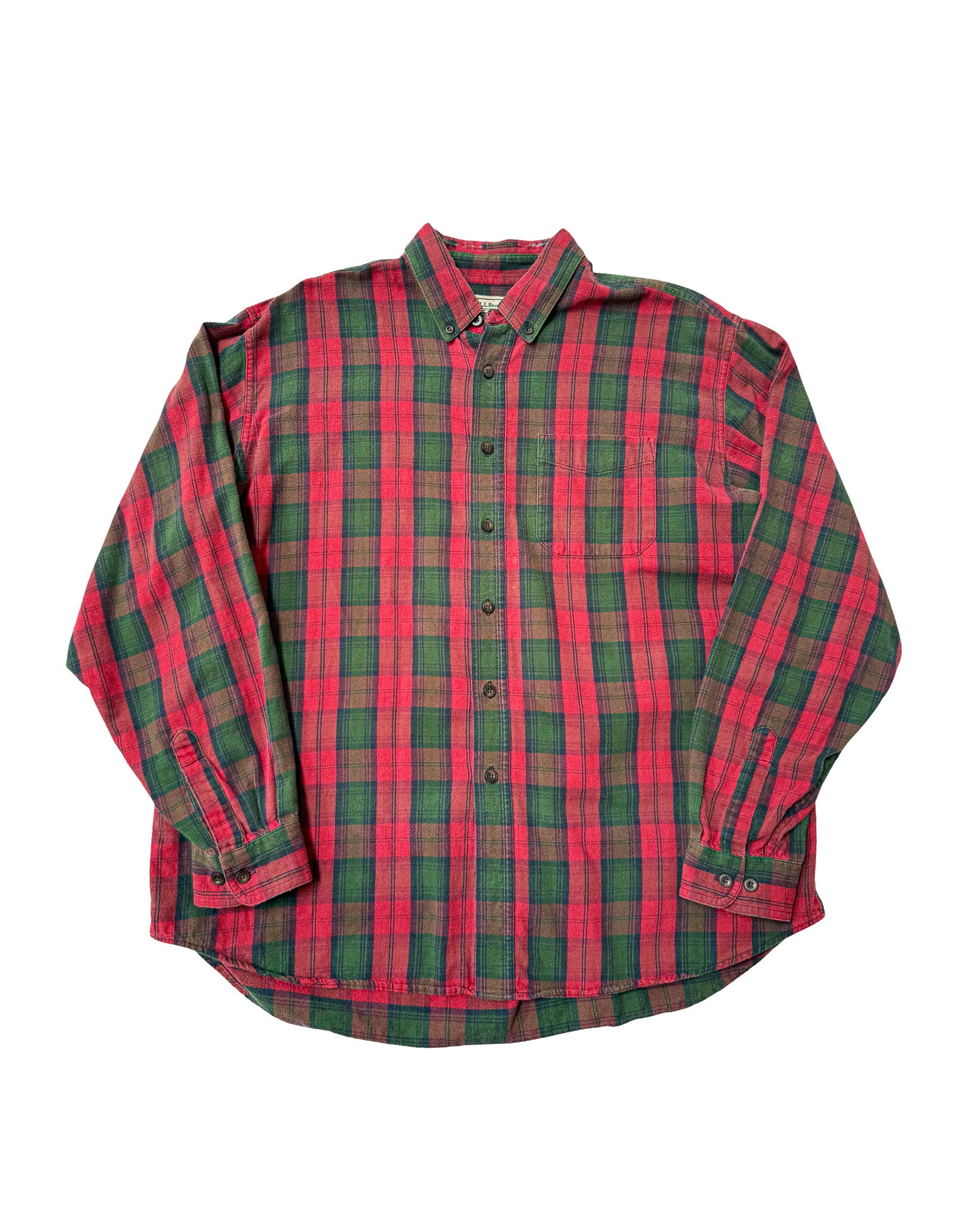 1990'S L.L BEAN LONG SLEEVE BUTTON-UP - XL