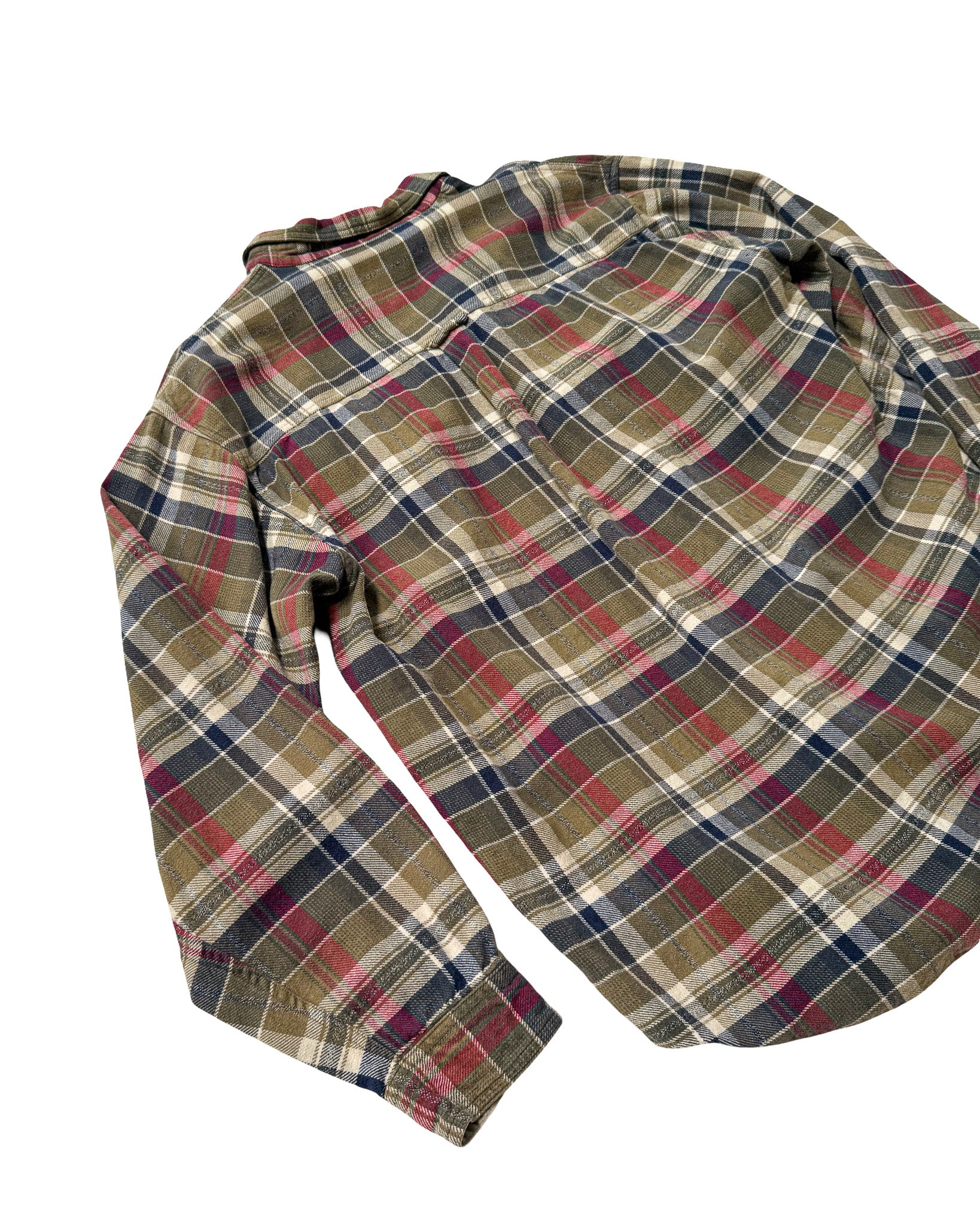 2000'S COLUMBIA HEAVY FLANNEL LONG SLEEVE BUTTON-UP - XL/XXL