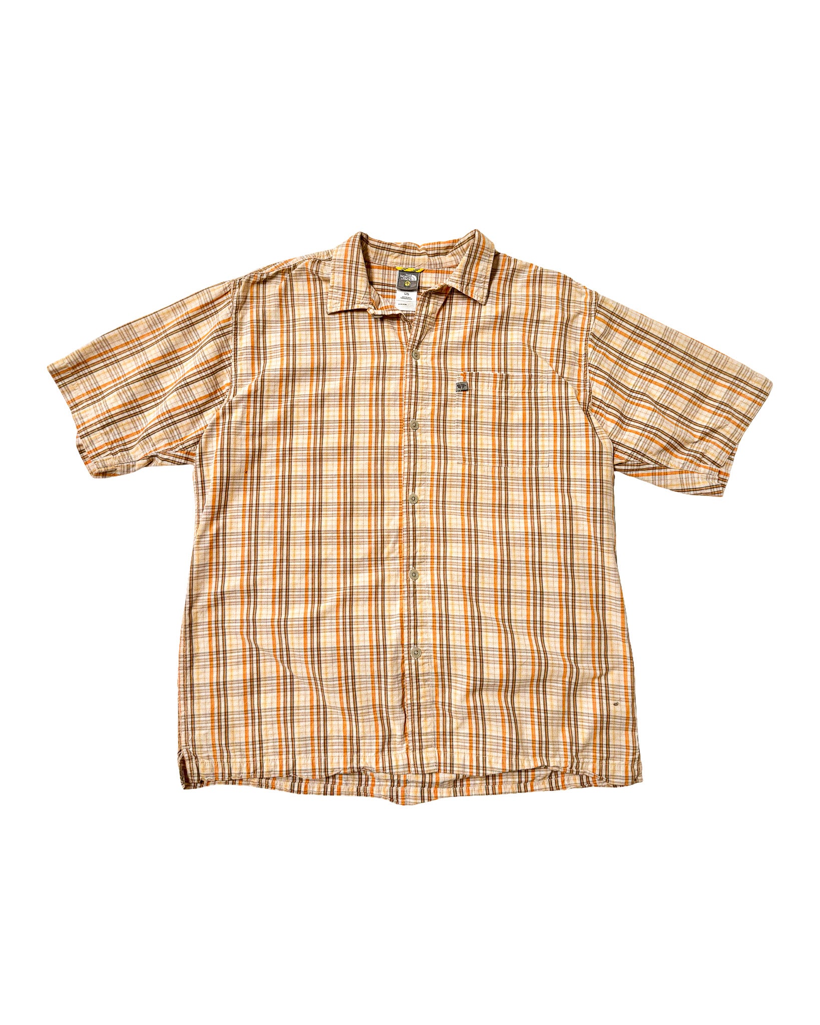 2000'S THE NORTH FACE PLAID BUTTON-UP - M