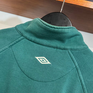 2000'S UMBRO EMBROIDERED 1/4 ZIP SWEATSHIRT - M