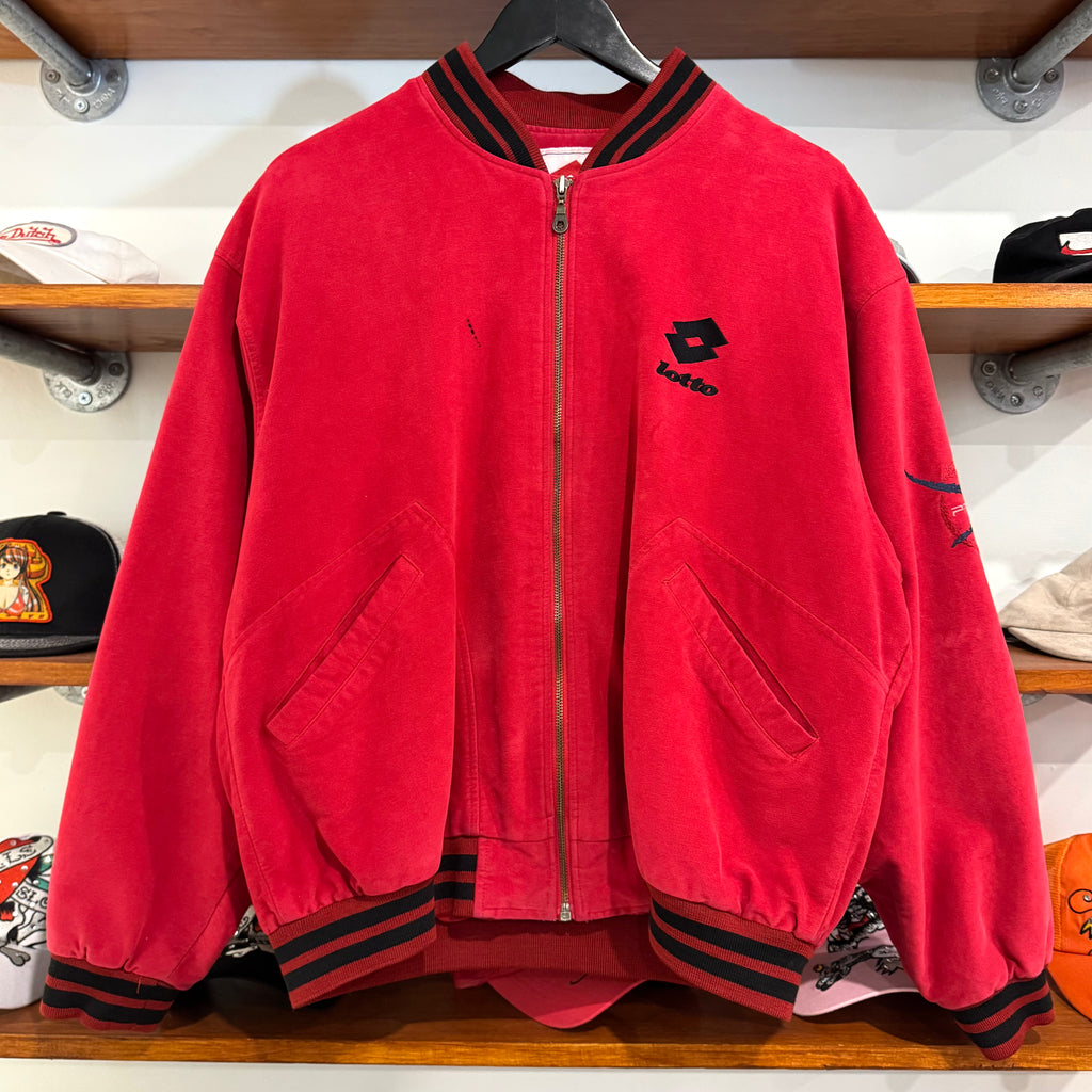 1990'S LOTTO 'PRO LINE' VARSITY JACKET - M/L