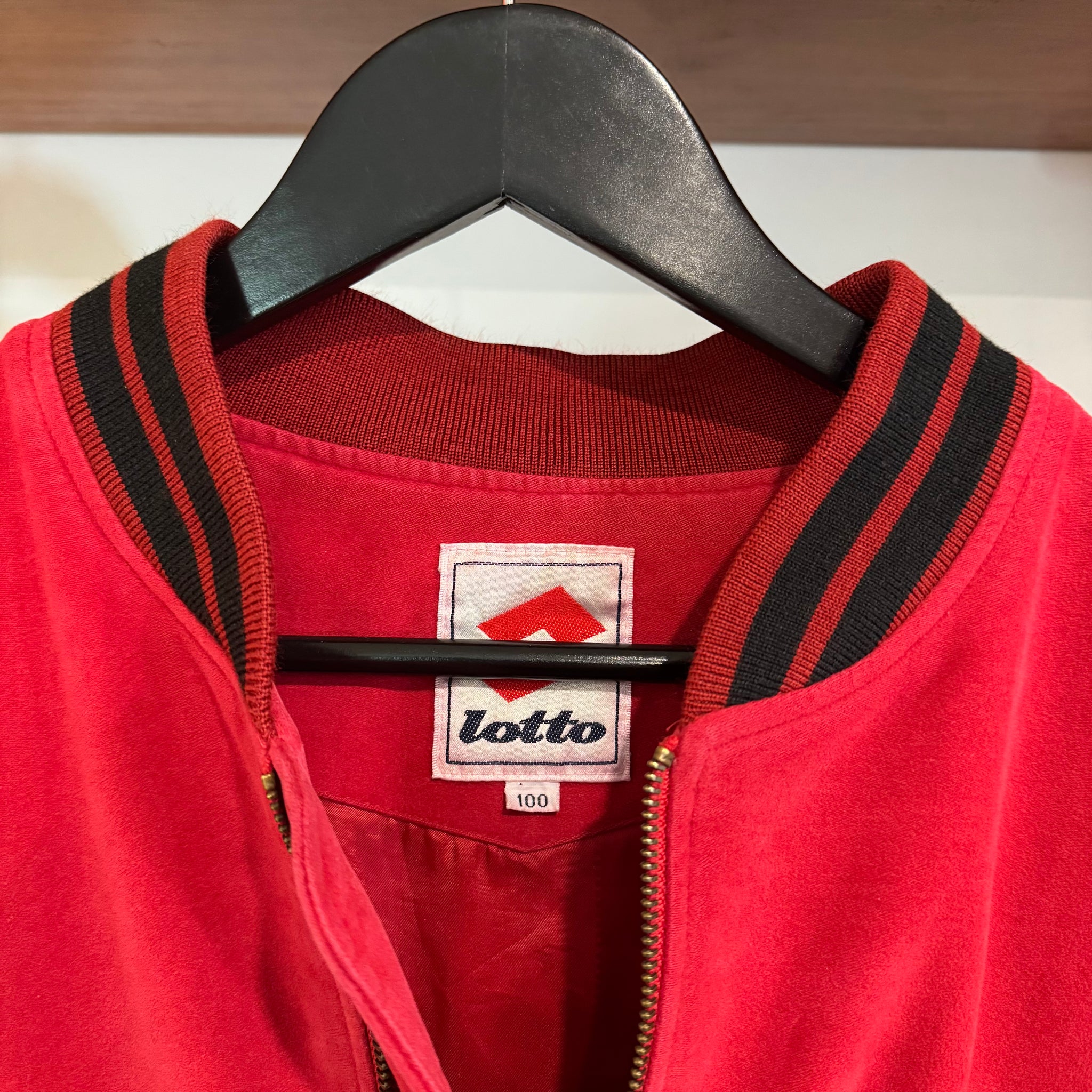 1990'S LOTTO 'PRO LINE' VARSITY JACKET - M/L