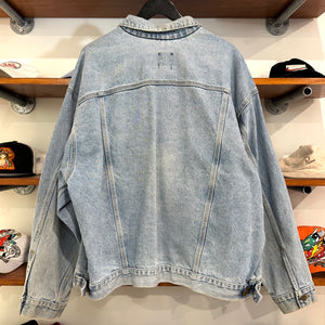 1990'S CARHARTT 'STEVE' DENIM WORKWEAR JACKET - XL