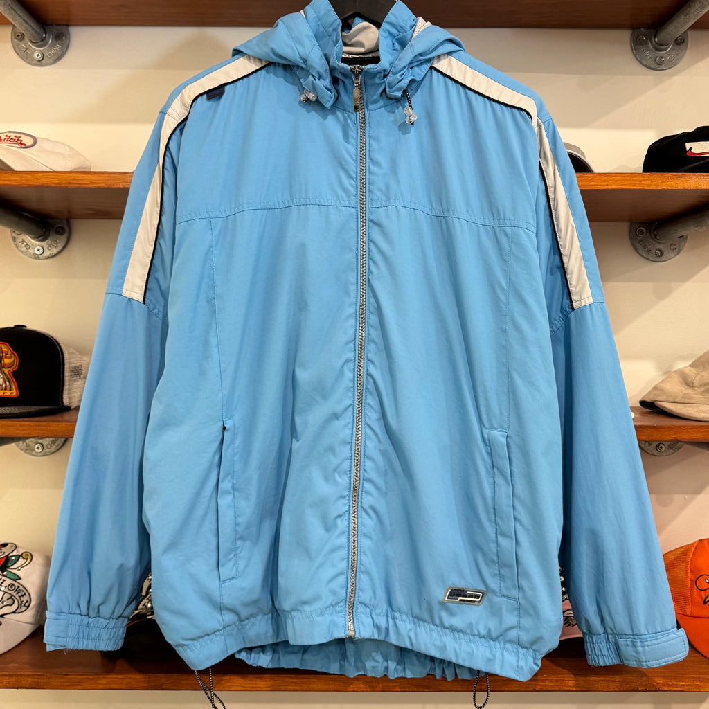 2000'S UMBRO STRIPED SPRAY JACKET - M