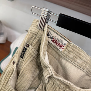 1990'S STUSSY WORKGEAR 'MADE IN OZ' CORDUROY PANTS - 35