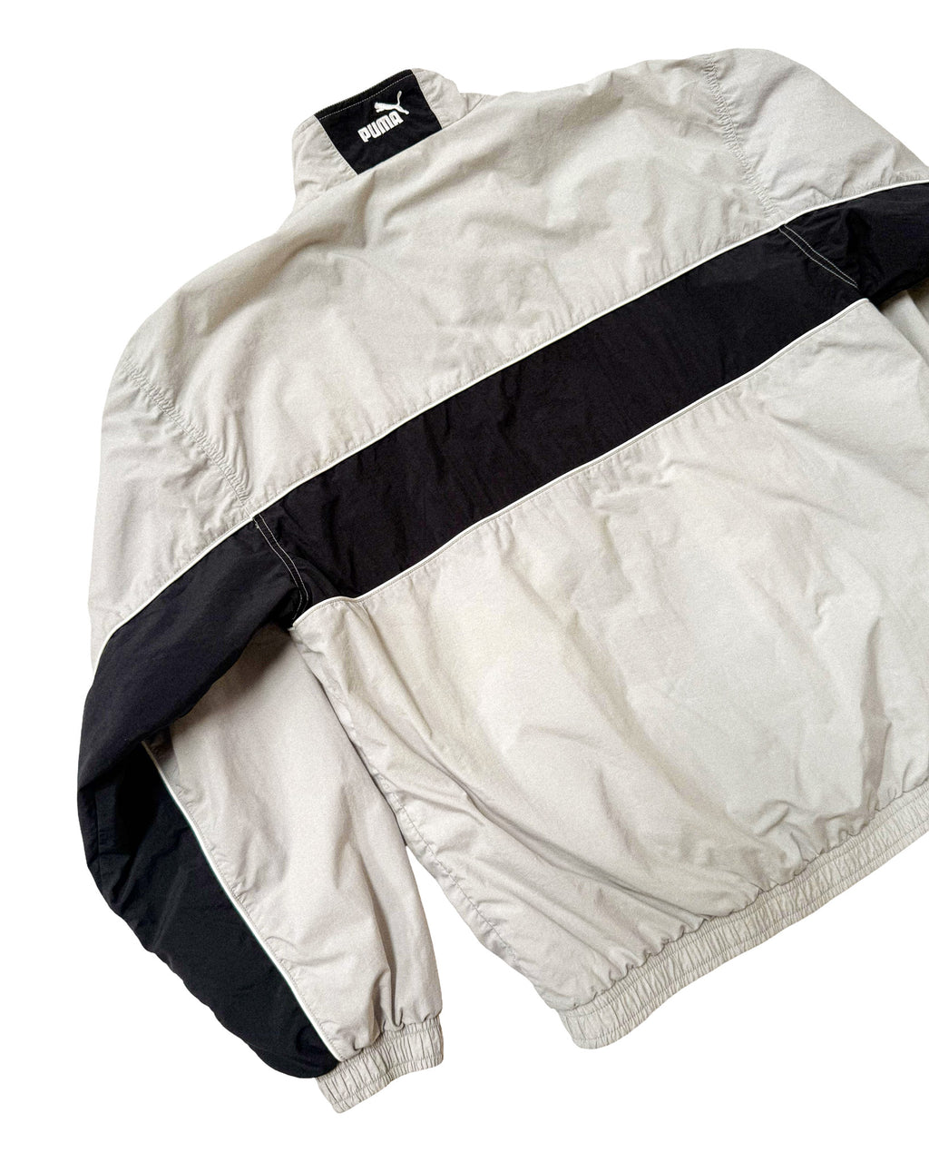 2000'S PUMA EMBROIDERED PANELS JACKET - L