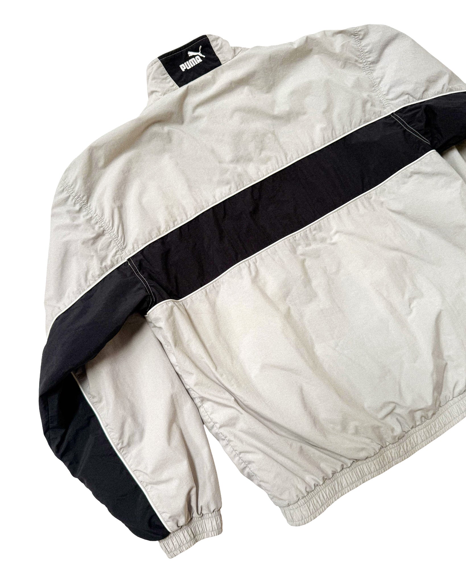 2000'S PUMA EMBROIDERED PANELS JACKET - L