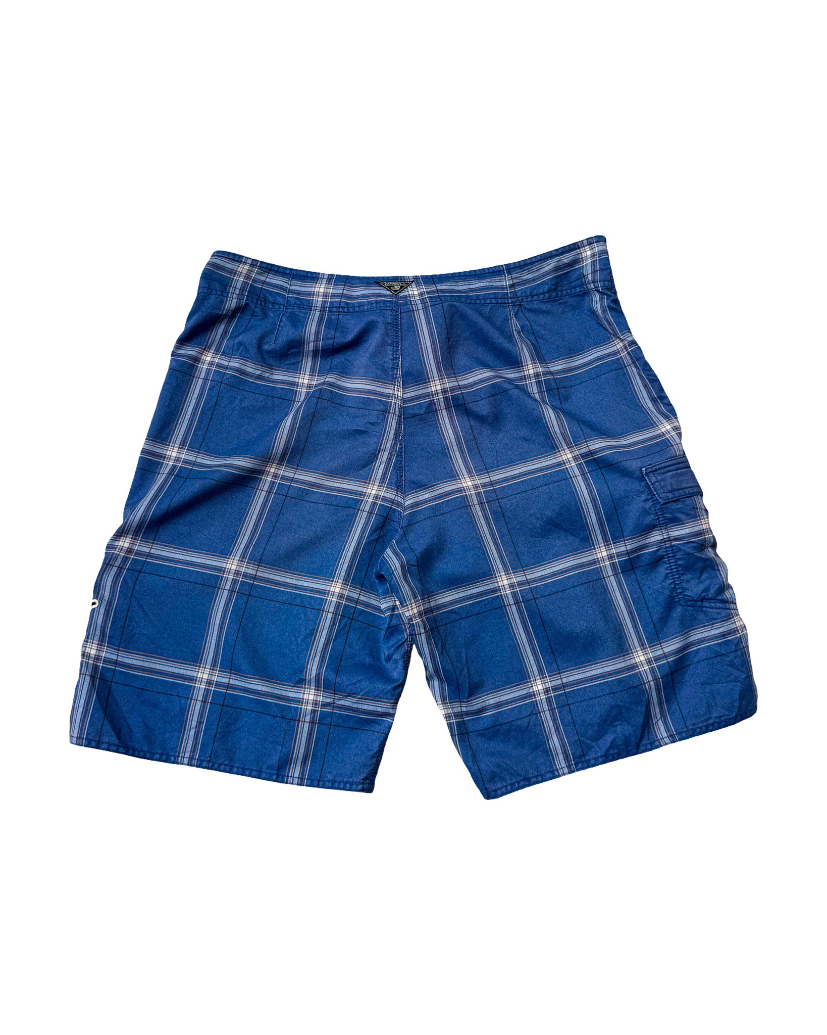 2000'S O'NEILL PLAID BOARD SHORTS - 36