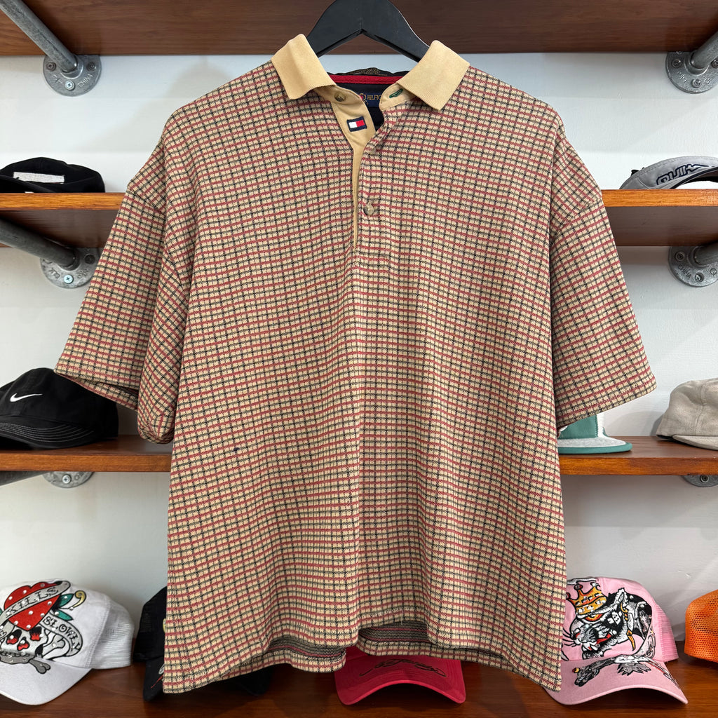 1990'S TOMMY HILFIGER GOLF POLO SHIRT - M