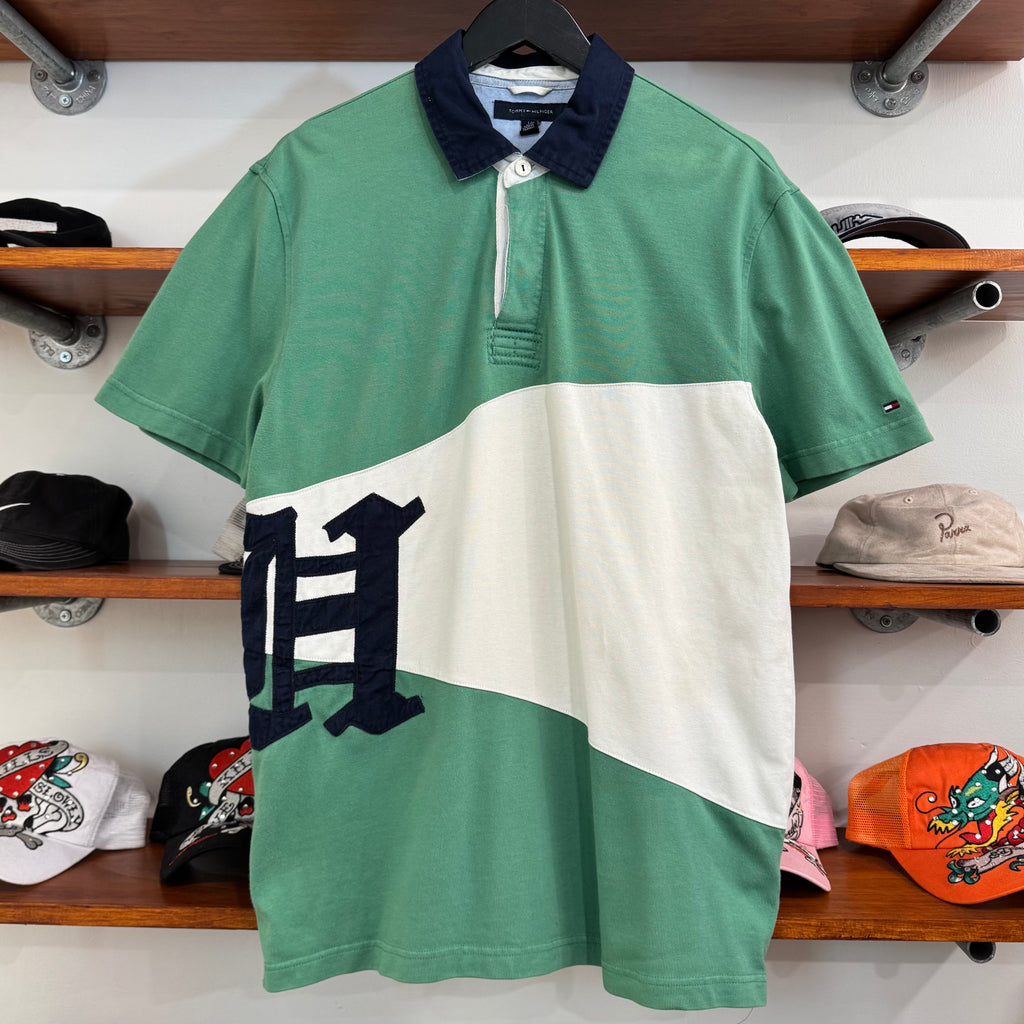 2010'S TOMMY HILFIGER OLD ENGLISH POLO SHIRT - M