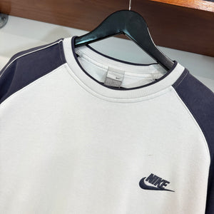 2000'S NIKE EMBROIDERED TWO-TONE SWEATSHIRT - M/L