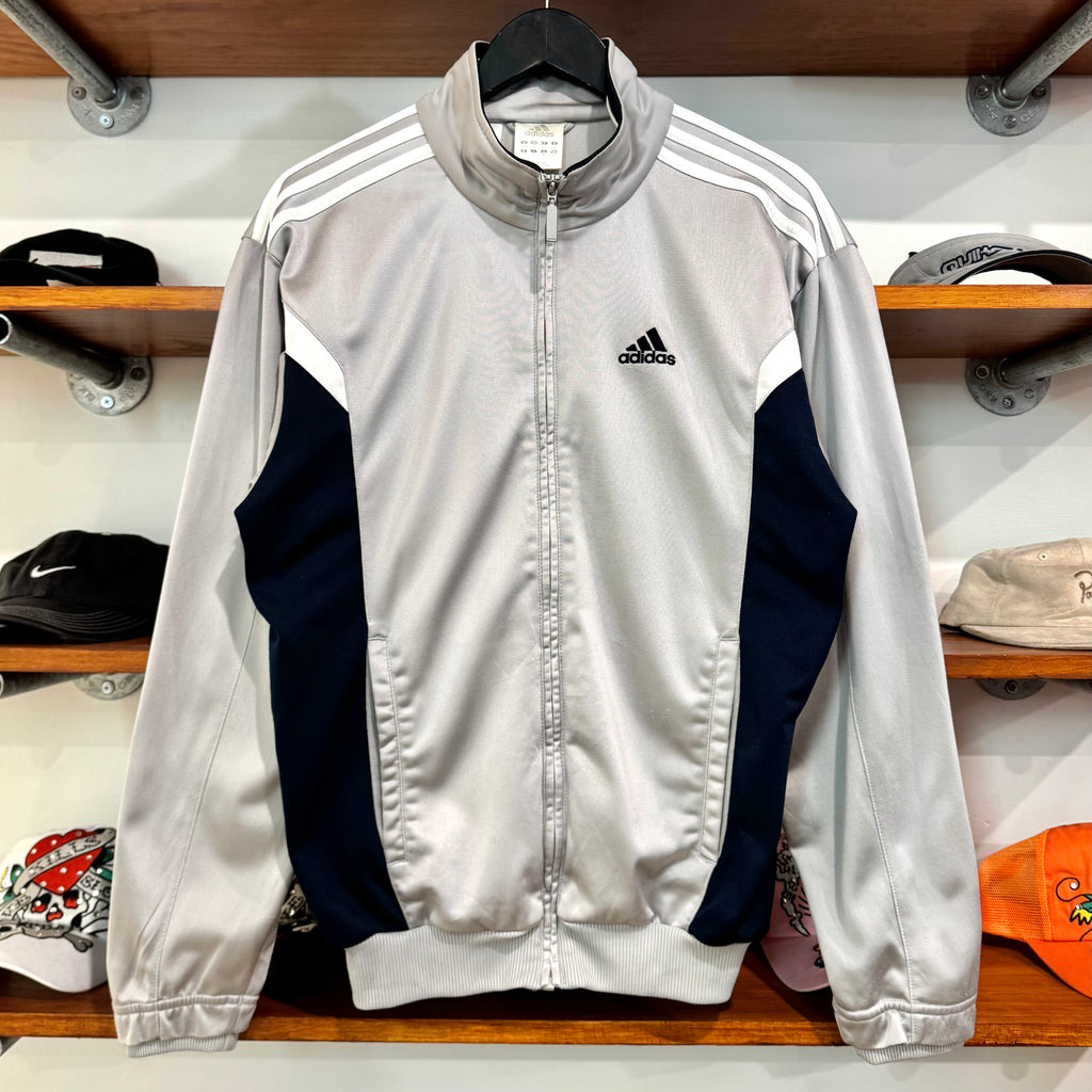 2004 ADIDAS TWO-TONE SATIN JACKET - M