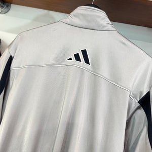 2004 ADIDAS TWO-TONE SATIN JACKET - M