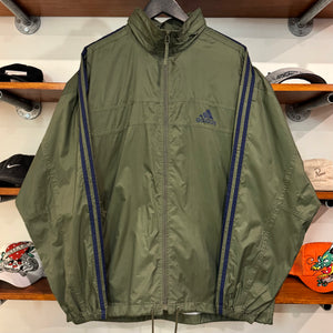 1999 ADIDAS 3-STRIPE SPRAY JACKET - XL