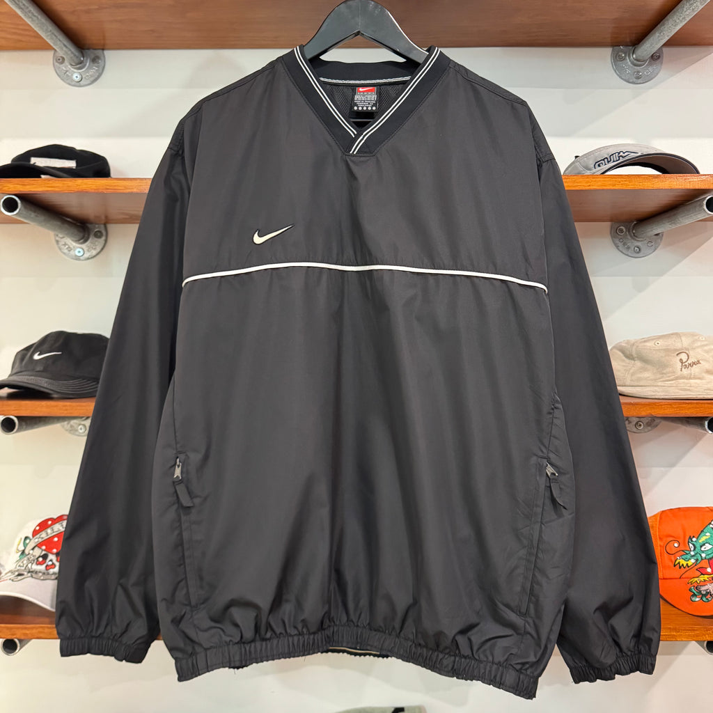 1990'S NIKE SWOOSH EMBROIDERED PULLOVER - L