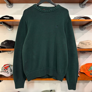 1990'S CHAPS RALPH LAUREN CREST KNIT SWEATER - L