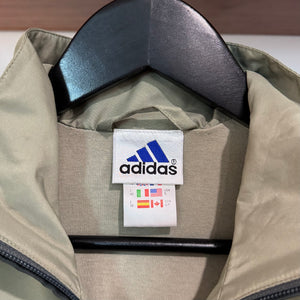 2001 ADIDAS EMBROIDERED COTTON LINED JACKET - S/M