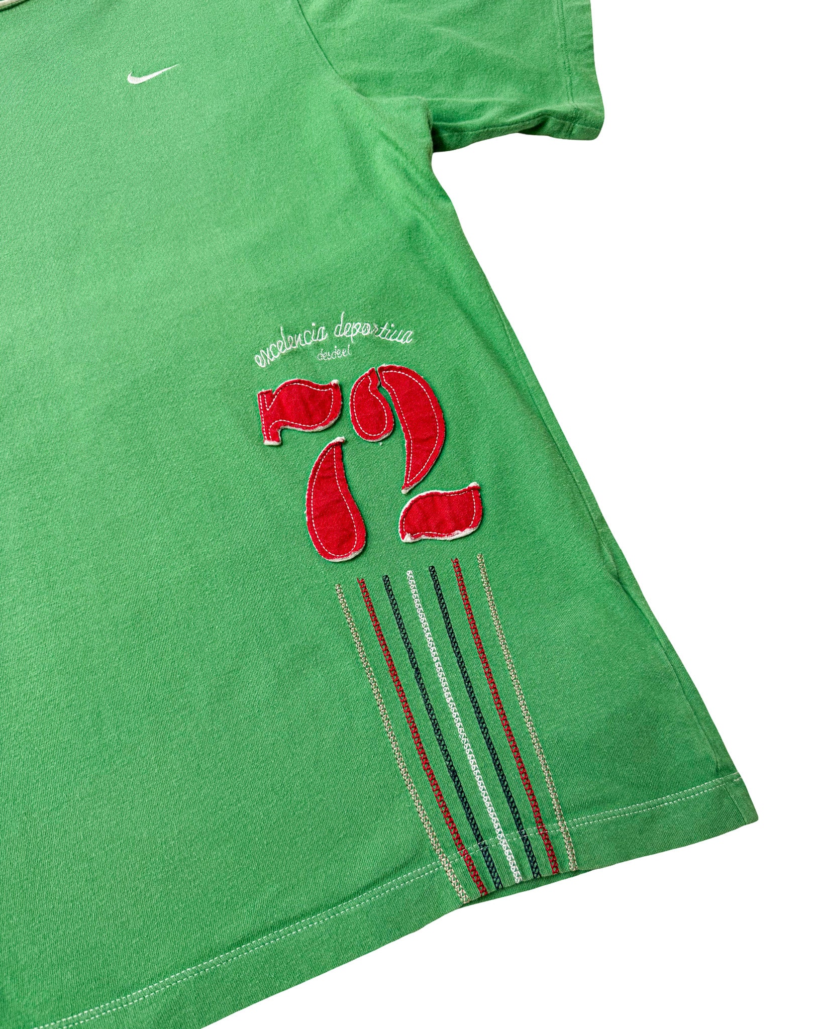 2000'S NIKE '72' EMBROIDERED TEE - M