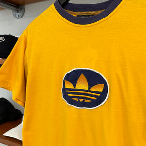 1900'S ADIDAS TREFOIL EMBROIDERED LOGO TEE - S