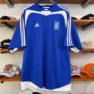 2005 ADIDAS GREECE FOOTBALL HOME KIT - XL