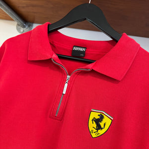 2000'S FERRARI EMBROIDERED POLO SHIRT - XL