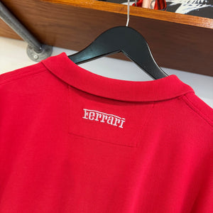 2000'S FERRARI EMBROIDERED POLO SHIRT - XL