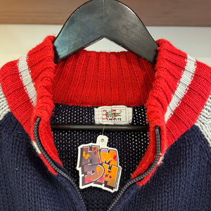 1990'S LACOSTE KNIT JACKET - M