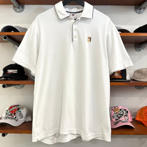 1990'S NIKE CHALLENGE COURT TOWEL POLO SHIRT - L
