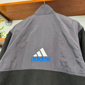 1999 ADIDAS TWO-TONE FLEECE JACKET - M