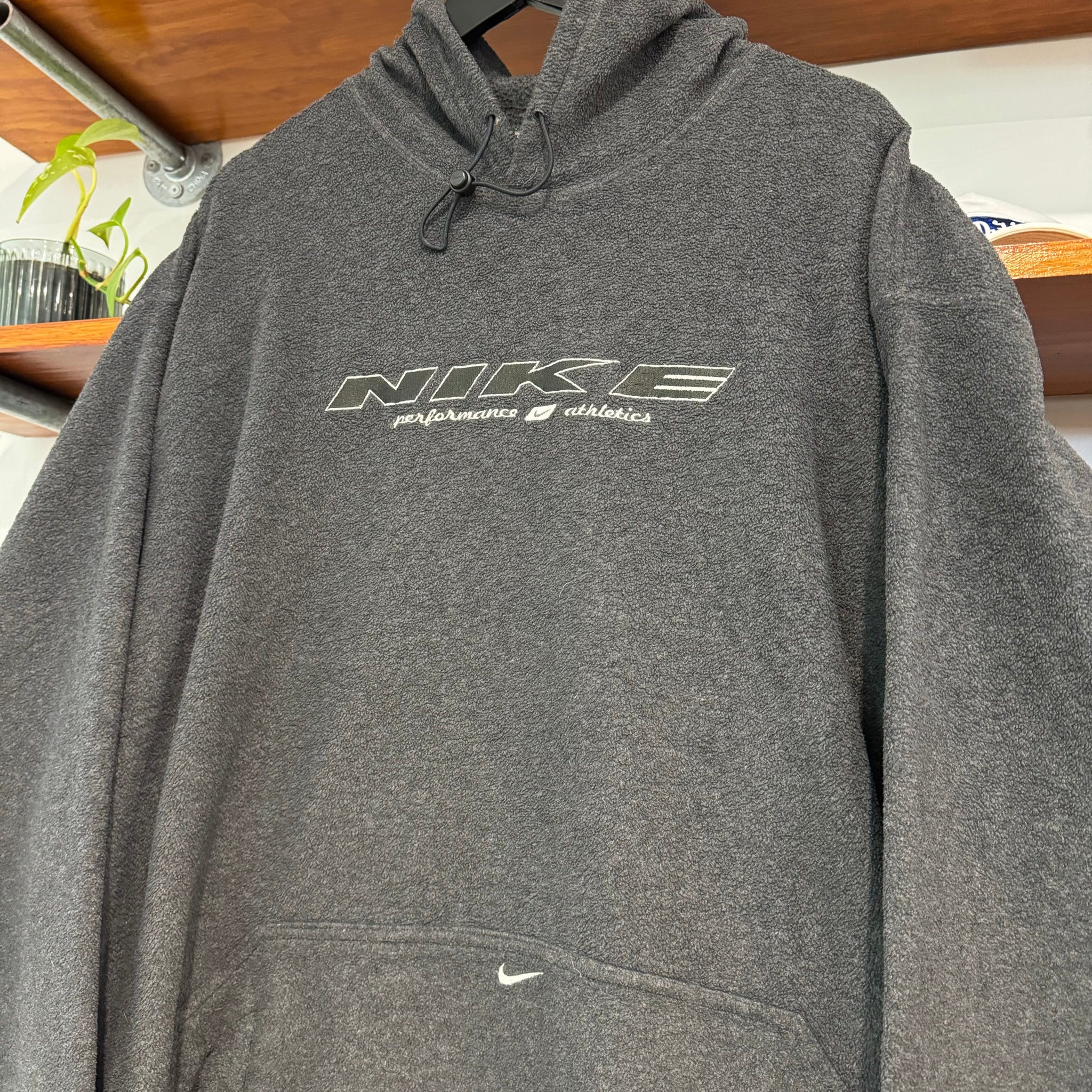 2000'S NIKE ATHLETICS FLEECE HOODIE - XXL