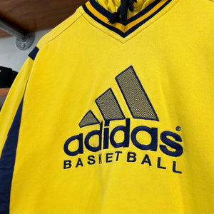 1990'S ADIDAS BASKETBALL HOODIE - XS