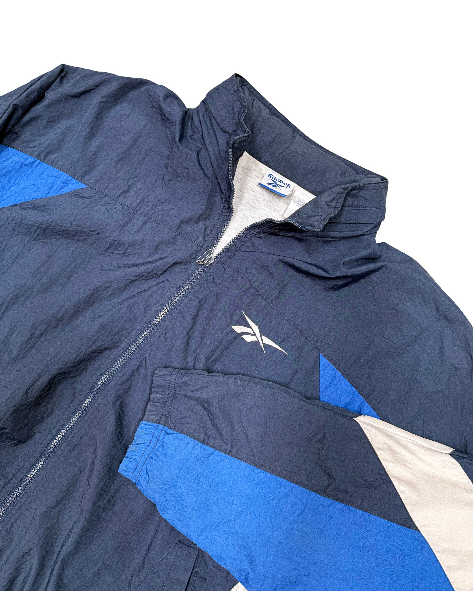 2000'S REEBOK THREE TONE SPRAY JACKET - XL