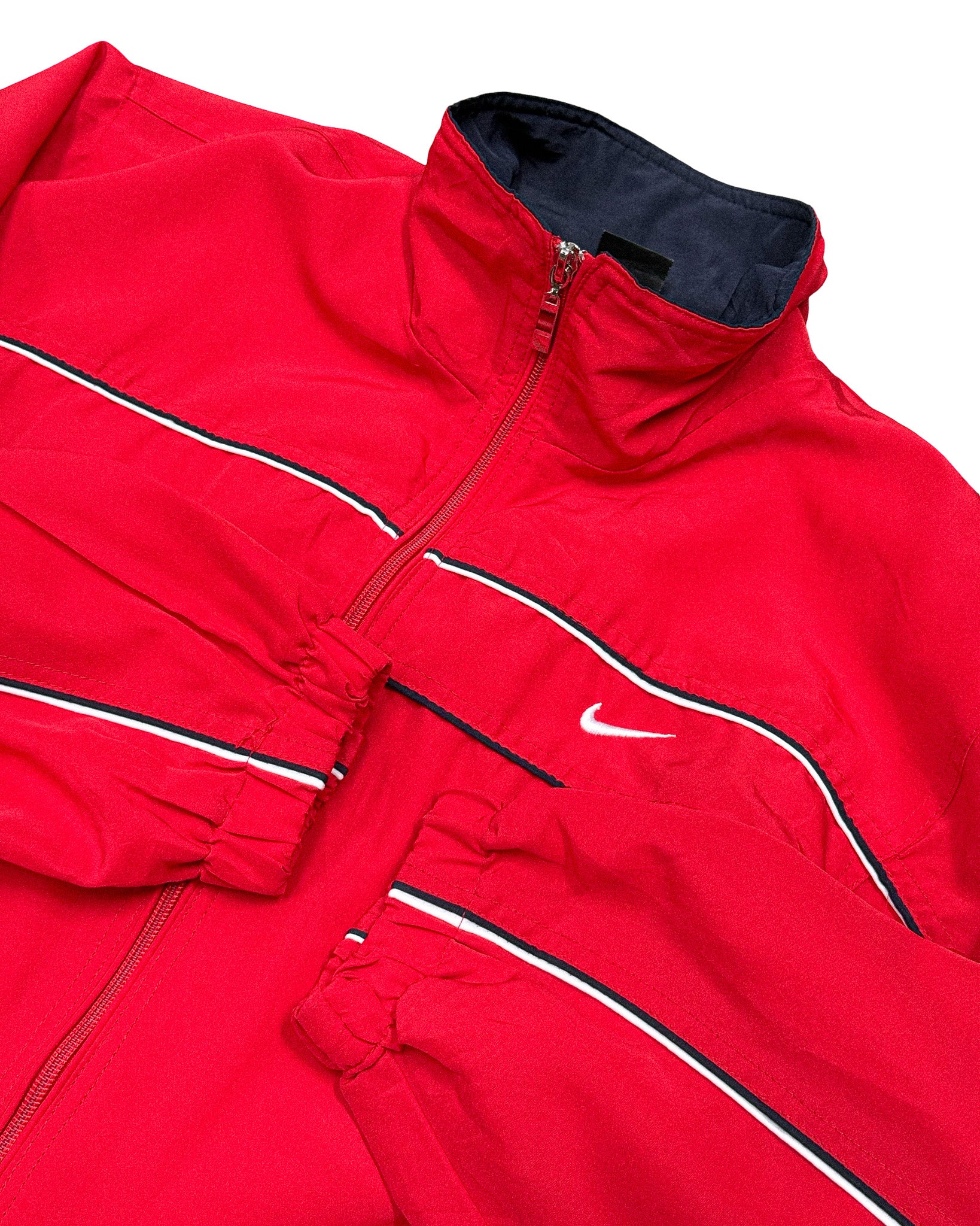 2000'S NIKE SWOOSH TWO-TONE JACKET - S/M
