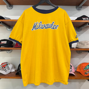 1990'S NIKE MILWAUKEE TRIM TEE - XL
