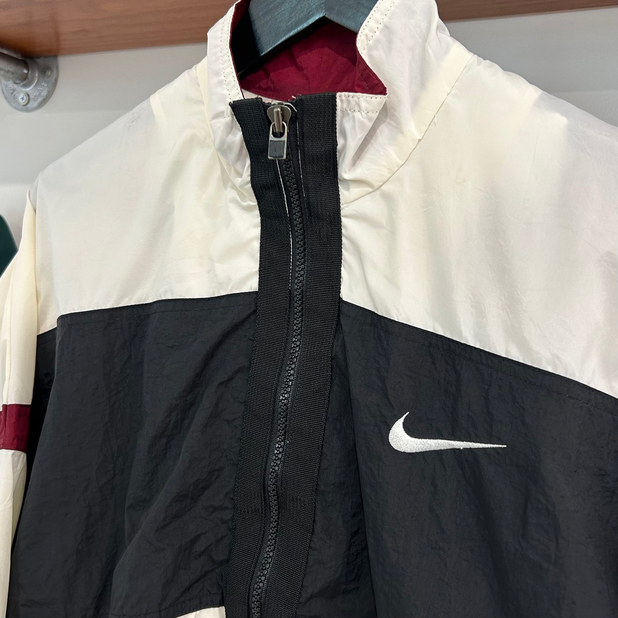 1990'S NIKE SWOOSH PANELS JACKET - M