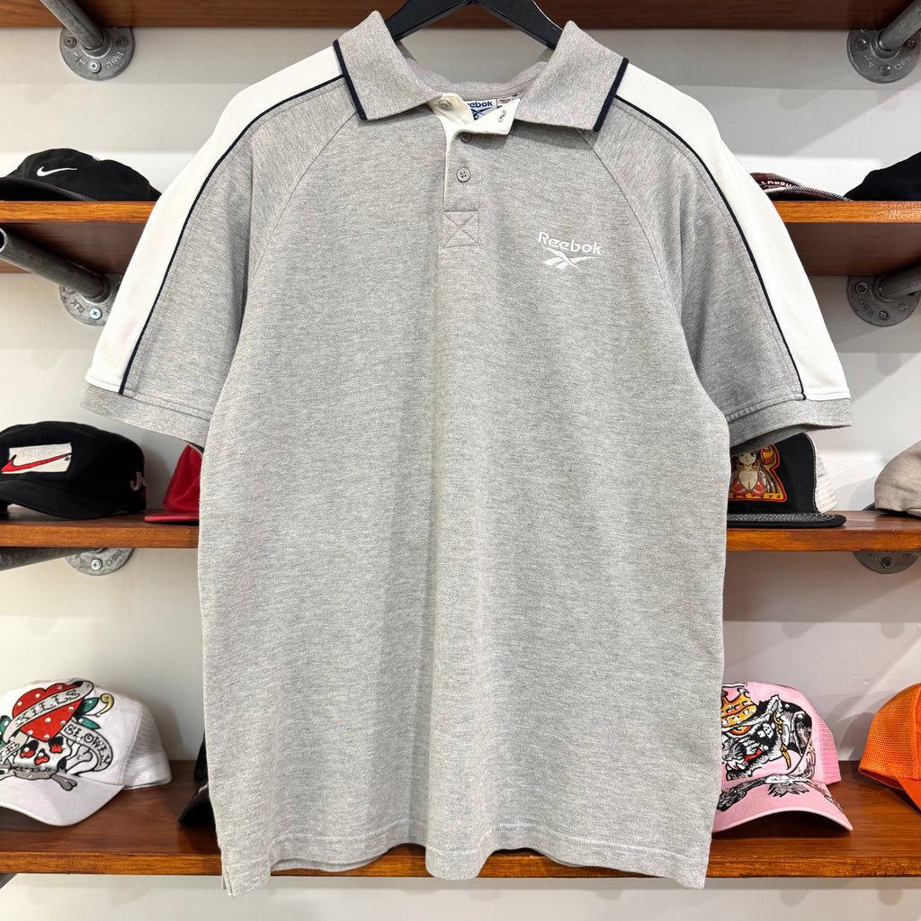 2000'S REEBOK PANELS POLO SHIRT - M/L