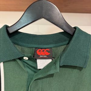 2000'S CANTERBURY STRIPED POLO SHIRT - XL/XXL
