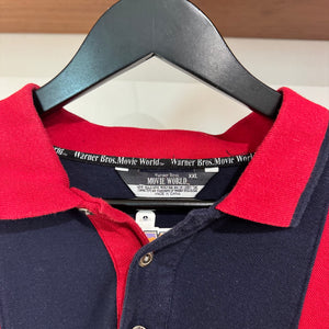 2000'S WARNER BROS MOVIE WORLD GOLF POLO SHIRT - XXL