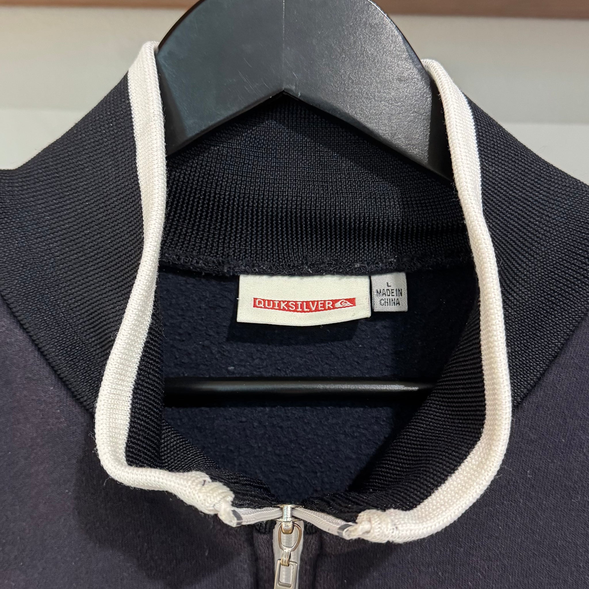 2000'S QUIKSILVER PIN-STRIPE JACKET - L