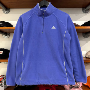 2000'S WMNS ADIDAS EMBROIDERED FLEECE JACKET - S/M