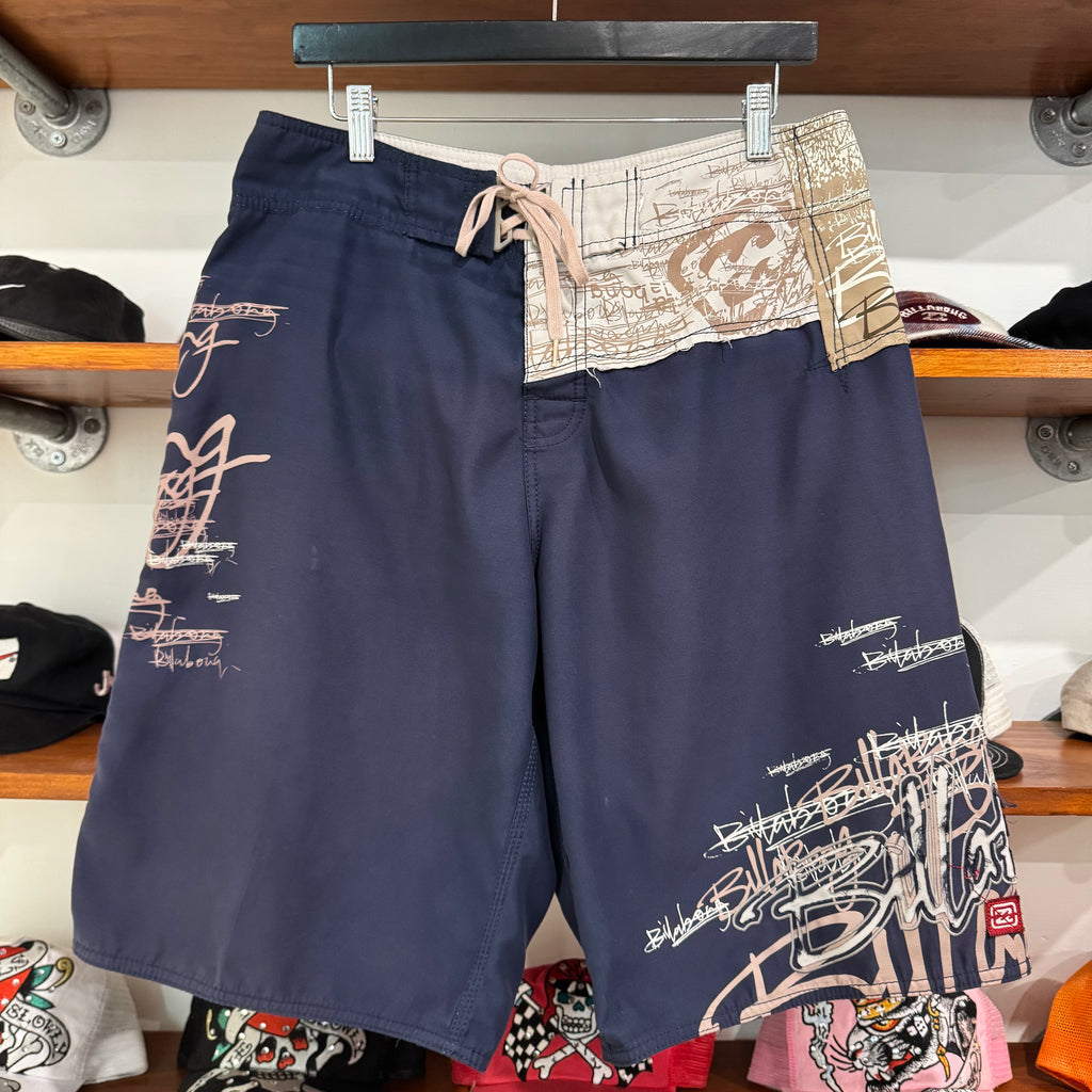 2000'S BILLABONG GRAPHIC BOARD SHORTS - 32