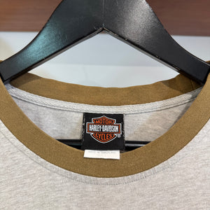 2000'S HARLEY DAVIDSON EMBROIDERED TEE - L
