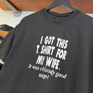 2000'S 'WIFE SWAP' PARODY TEE - L