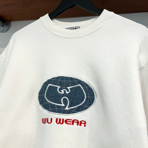 1990'S WU WEAR EMBROIDERED LOGO SWEATSHIRT - M/L