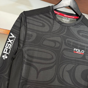 2010'S RALPH LAUREN POLO SPORT GRAPHIC COMPRESSION TOP - S/M