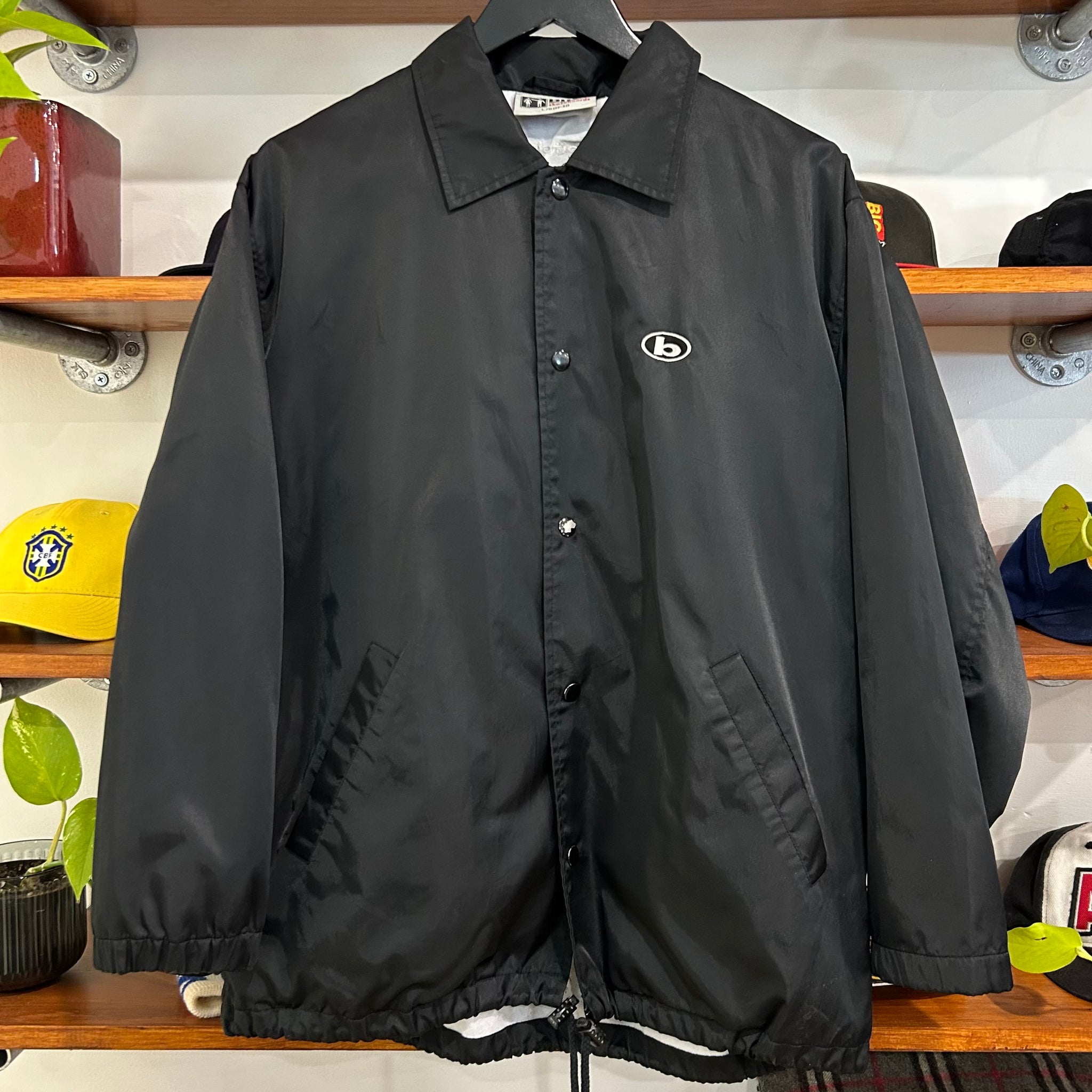 1990'S BITCH BUTTON UP WINDBREAKER JACKET - M