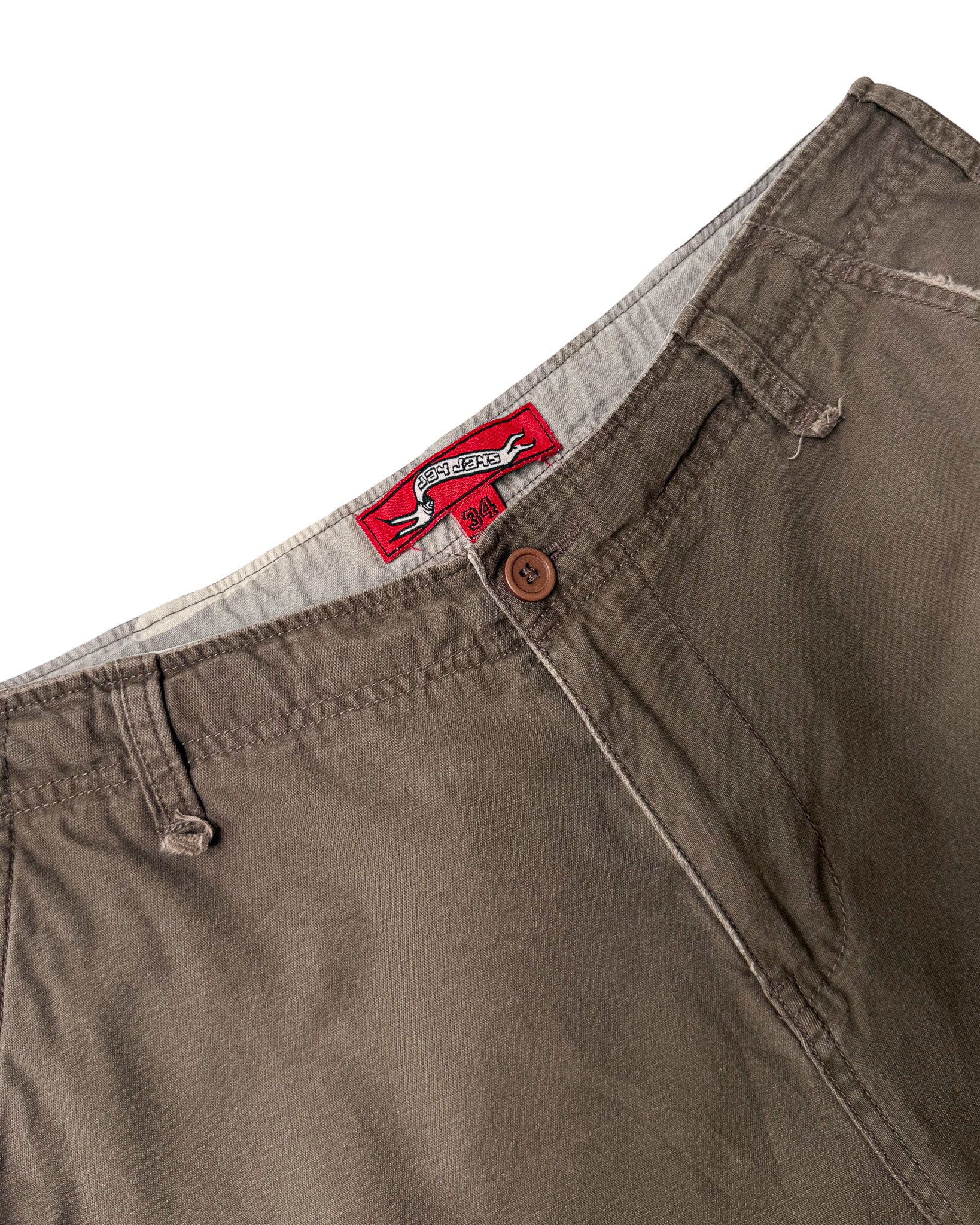 2000'S JAY JAYS 3-QUARTER CARGO SHORTS - 34